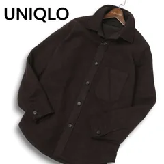 【新品 未使用】 UNIQLO ユニクロ 秋冬★ オーバー シャツ ジャケット Sz.L メンズ