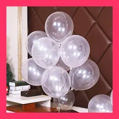 【スタッフおすすめ！】Lausatek バルーン ゴム風船 飾り付け 100個セット 透明 10インチ パステル 極厚 丸型 バースデー パーティー 誕生日会 二次会 結婚式 装飾 25cm クリア