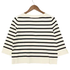 UNTITLED アンタイトル 春夏 7分袖★ ボーダー カットソー Tシャツ Sz.0　レディース