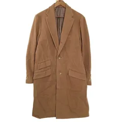 COMME CA ISM コムサイズム 秋冬 中綿★ メルトン ウール アンゴラ混 チェスター コート Sz.XL メンズ 大きいサイズ