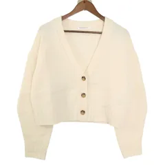 BEAUTY&YOUTH ユナイテッドアローズ 秋冬 ウール100％★ ニット カーディガン 羽織り Sz.F レディース 白