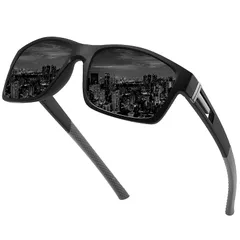 【迅速発送】[Uacllcau] サングラス メンズ 偏光 - スポーツサングラス UVカット 運転用 ゴルフ 登山 野球 釣り用 超軽量 sunglasses for men women 0