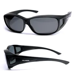 【迅速発送】[冒険王] サングラス 眼鏡の上から オーバーグラス 偏光サングラス 【鯖江企画/運転用】 フィットオーバー SC80-GR15 1