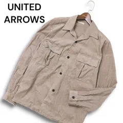 UNITED ARROWS ユナイテッドアローズ 秋冬 長袖 コーデュロイ★ ワーク シャツ ジャケット Sz.L メンズ ベージュ