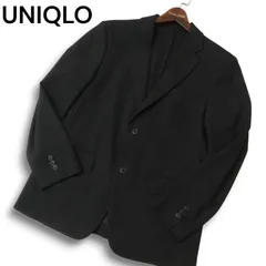 23AW★ UNIQLO ユニクロ 通年 2WAYストレッチ★ テーラード ジャケット Sz.M メンズ 黒