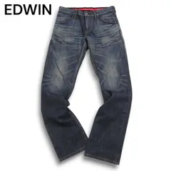 EDWIN エドウィン EGF503 WILD FIRE★ 防風 裏起毛 加工 ストレッチ デニム パンツ ジーンズ Sz.30 メンズ 日本製 バイク