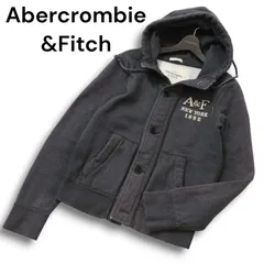 Abercrombie&Fitch アバクロンビー＆フィッチ 秋冬 裏起毛 スウェット★ パーカー ジャケット Sz.S メンズ グレー
