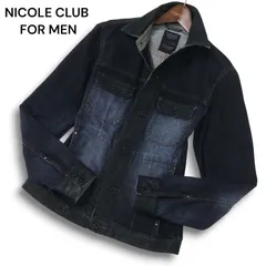 2025年最新】NICOLE CLUB FOR MEN メンズ Gジャン・デニムジャケットの