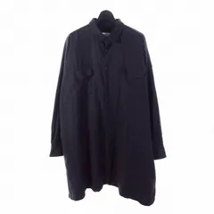 フーワット WhoWhat チェック ロングシャツ 長袖 ブラウン/ブルー 茶 青のサムネイル