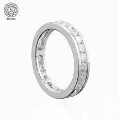 【モアサナイト エタニティリング】シルバー925 S925 GRA鑑定書付 婚約指輪 結婚指輪 エンゲージリング マリッジリング プロポーズリング レディース 重ね付け 高見え プレゼント 記念日 クリスマス