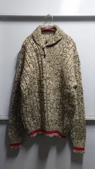 90’s POLO COUNTRY RALPH LAUREN ミックスカラー ハンドニット ショールカラーセーター L