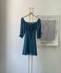 シャーリングワンピース