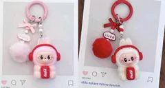 LABUBU ラブブ ぬいぐるみキーホルダー 2点セット コカコーラ