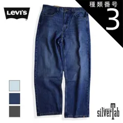 種類3：0001/32 リーバイス シルバータブ ジーンズ LEVI'S A7488-0001 / A7488-0002 NEW SILVERTAB LOOSE ルーズフィット デニム ジーパン (240130)
