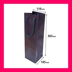ワイン用のハンドル付きバッグ クロコダイル柄 ブラック - メルカリ