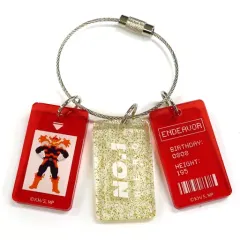 【中古】雑貨 エンデヴァー 3連アクリルキーホルダー 「僕のヒーローアカデミア」