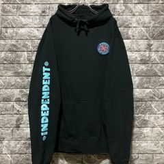 INDEPENDENT パーカー BLACK インディペンデント 아이언 크로스 스케이터 XL a29