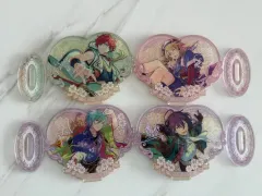 まとめ) あんさんぶるスターズ！ ハート アクリル ALKALOID(天城 一彩 / 白鳥 藍良 / 風早 巽 / 礼瀬 マヨイ)