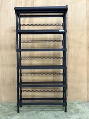 Bauhütte ブラック スチールラック 5段　バウヒュッテ 4589946144444 Bauhutte バウヒュッテ ゲーム機ディスプレイラック 幅