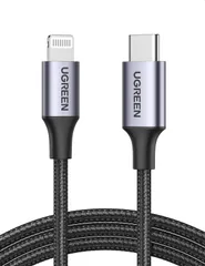 【数量限定】UGREEN USB-C Lightningケーブル【MFi認証取得 PD対応 1M】急速充電 ライトニングケーブル 高耐久 ナイロン編みiPhone 14 / iPhone 13/12/iPhone 11/iPhone X/iPhone 8 8