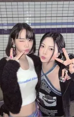 【中古】コレクションカード(女性) LE SSERAFIM/KIM CHAEWON(キム・チェウォン)・HONG EUNCHAE(ホン・ウンチェ)/CD「ANTIFRAGILE」(COMPACT Ver.)封入特典フォトカード