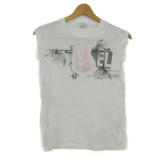 ディーゼル タンクトップ ノースリーブ シャツ コットン100% ブランド トップス 白 レディース XSサイズ ホワイト DIESEL 【中古】