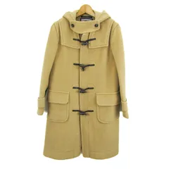 ロンドントラディション ダッフルコート アウター ロングコート 英国製 レディース 38サイズ 黄土色 LONDON TRADITION 【中古】