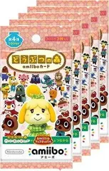 【新品】 どうぶつの森amiiboカード 第4弾 (5パックセット)