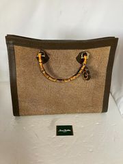 美品　ジェーンシラトン　バンブーハンドル