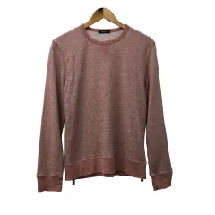 コムサイズム COMME CA ISM トレーナー カットソー プルオーバー クルーネック 無地 長袖 M ピンクのサムネイル