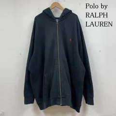 ポロバイラルフローレン 長袖 ビッグシルエット ジップアップ パーカー 刺繍 ポニーロゴ ワンポイント 裏起毛 サイズ 4XLT メンズ - ISItems【USED】【古着】【中古】50144859
