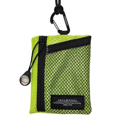 【迅速発送】TRIUMPHAL メンズ コインケース ネックポーチ 財布 ナイロン 小銭入れ カード入れ ライトグリーン rskc-003i