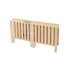 パレットベッド 2枚セット 天然木 すのこベッド ローベッド 木製ベッド おしゃれ 組立簡単 コンセント付きヘッドボード 分割式 掃除ロボット対応 シングル セミダブル 寝具 家具