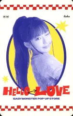 【中古】コレクションカード(男性) BABYMONSTER/ルカ(RUKA)/「BABYMONSTER POP-UP STORE “HELLO to LOVE”」ランダムトレーディングカード