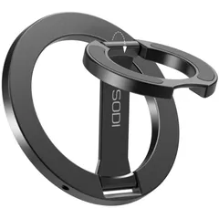 新品 「2025 新登場」 SODI スマホリング 両面マグネット ダブルリング 超強磁力 スマホスタンド Magsafe マグセーフ対応 折りたたみ式 ハンガーリング 多角度調節 iPhone17/16/15/14/13/12対応 アンドロイド全機種対応 日