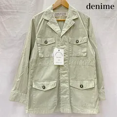 ドゥニーム D011E-1002-124 GARMENT DYE CN SAFARI JACKET オリーブ M メンズ M ISItems【USED】【古着】【中古】50144480のサムネイル