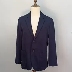 UNIQLO　L サイズ　テーラードジャケット　コンフォート2Bジャケット　レギュラーフィット　ネイビー　ユニクロ