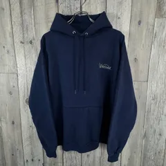 OLD Hanes 90s ヘインズ ULTIMATE COTTON printpro ネイビー スウェット スエット パーカー メンズ US XL サイズ