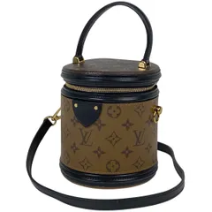 ルイ・ヴィトン Louis Vuitton カンヌ 2WAY ショルダーバッグ バニティ ハンドバッグ モノグラムリバース ブラウン M43986 レディース 【中古】