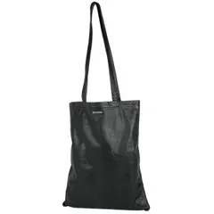 サンローラン SAINT LAURENT ロゴ トートバッグ ハンドバッグ トートバッグ レザー ブラック レディース 【中古】