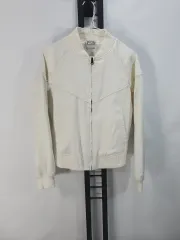 ナイキ ブルゾン ジャケット ウィンドブレーカー アイボリー 白 レディース m