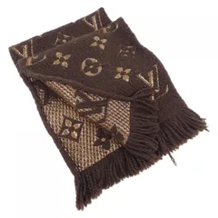 ルイヴィトン LOUIS VUITTON エシャルプ ロゴマニア シャイン M71383 MUFFLER
