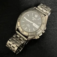 【動作確認済み】 SEIKO セイコー AGS スピリット チタン 発電式 クオーツ 5M43-0040 腕時計 時計
