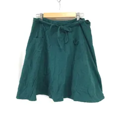 A.P.C.【アーペーセー】ミニ丈/巻きスカート【S/緑/green】コットン/ドット柄/skirt◆BJ106-h<sale>のサムネイル