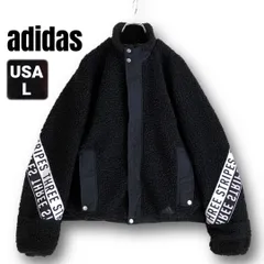 アディダス adidas★MUST HAVES BOA JACKET マストハブ ボアジャケット★ブラック/フリース★オーバーサイズ/メンズL   #2511N019