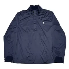 L ポロラルフローレン ゴルフ ハーフジップ ウォームアップジャケット ネイビー