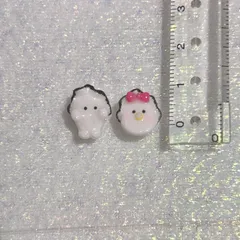 求心フレンズ　牡蠣　赤ちゃんネイル3Dパーツ2点セット