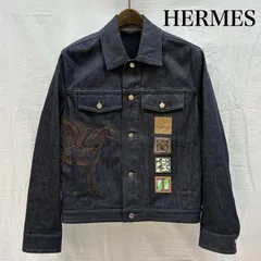 エルメス 23ss Icones au Carre Denim Jacket アイコン オ カレ デニム ジャケット イタリア製 メンズ 50 ISItems【USED】【古着】【中古】50145365のサムネイル