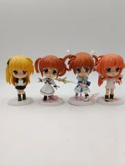【K-1634】魔法少女リリカルなのは ねんどろいど フィギュア The MOVIE 1st きゅんキャラ4体 高町なのは フェイト・テスタロッサ アルフ