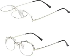 新品 拡大鏡 メガネ 跳ね上げ式 ルーペ ブルーライトカット めがね 携帯用 えんきん両用 メンズ レディース 遠近両用 おしゃれ 1.0 1.5 2.0 2.5 3.0 3.5 4.0 釣りプレゼント ギフトテレビ、PC、スマホ見る メガネ拭き細かい作業 新